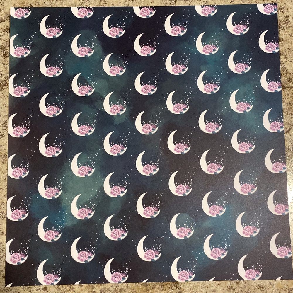 ☪️ Floral Crescents art print
